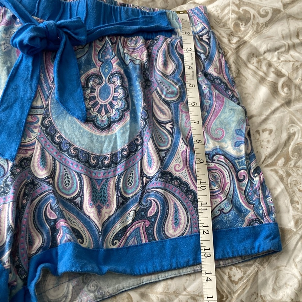 Echo Sleepwear Blue Paisley Summer Set - Picture 9 of 16